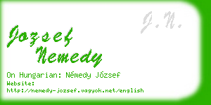 jozsef nemedy business card